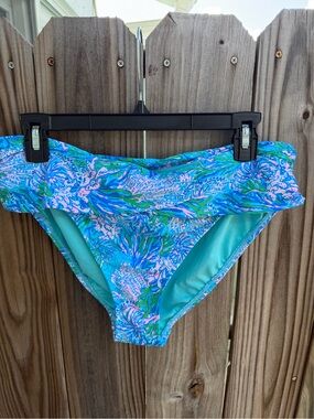 Lilly Pulitzer Lagoon Sarong Hipster  Bottoms Las Olas